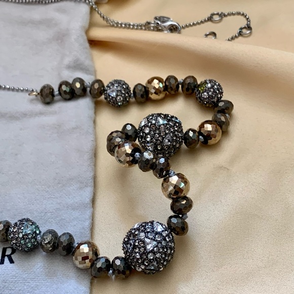 NWOT ALEXIS BITTAR Crystal Gemstone Necklace - Picture 6 of 12